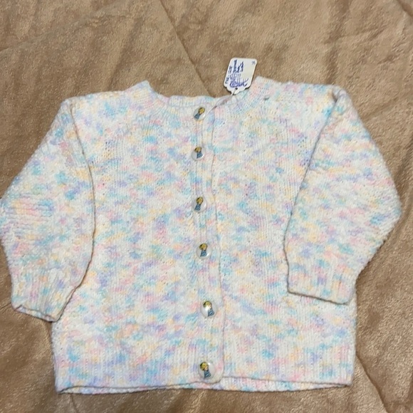 Handmade Crochet infant cardigan Sweater - Picture 1 of 5